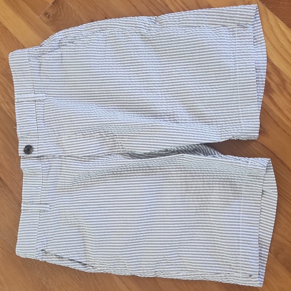 Civil Society Shorts Civil Society Tailored Black And White Stripe